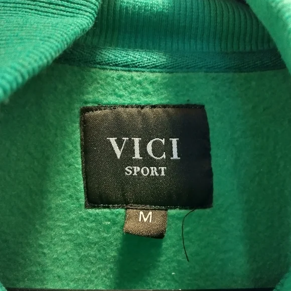 Vici Sport Green Pullover Sweater - Picture 3 of 4